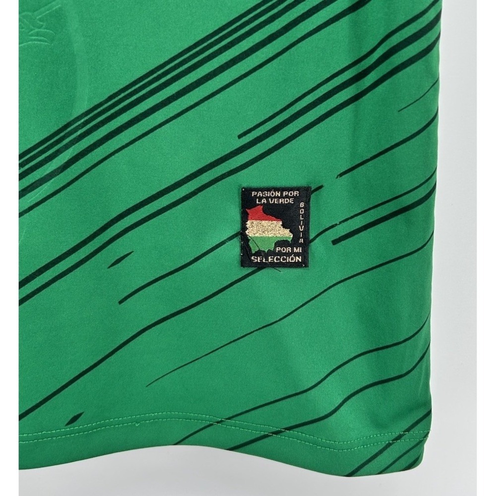 Marathon Bolivia National Football Team Short Sleeve Home Jersey Green Large - Picture 4 of 7
